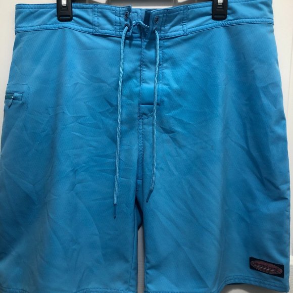 VINEYARD VINES Turquoise Board Shorts Swim Trunks - Picture 7 of 10